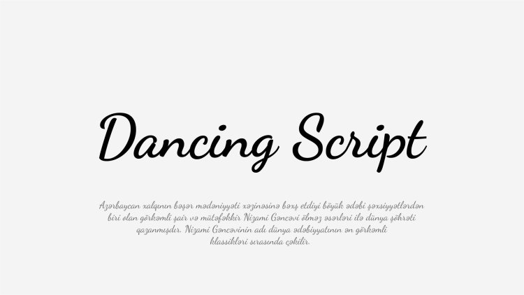 Dancing Script