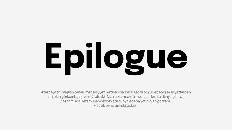 Epilogue